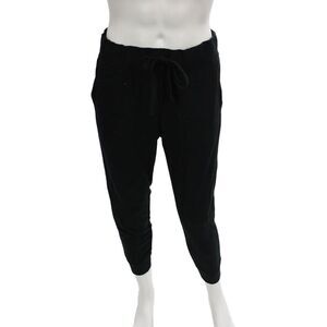 Ugg Womens Jogger Pants Black Viscose Drawstring Waist Size M